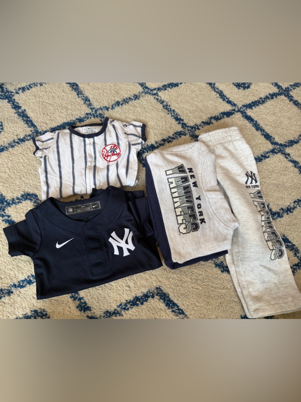 New York Yankees Bundle Outfits- Navy & Gray